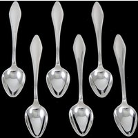 6 Antike Art Deco Sterlingsilber Towle Mary Chilton 1912 Mokkalöffel 4 " von EssexRiverAntiques