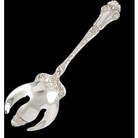 Antik Jugendstil Sterling Silber Gorham Poppy 1902 Vorlegegabel No Mono von EssexRiverAntiques
