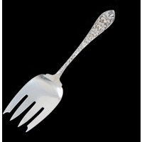 Antike Jugendstil Osterlilie Sterlingsilber Vorlegegabel 9 1/2 von EssexRiverAntiques