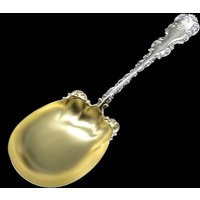 Antiker Sterlingsilber-Wittling Louis Xv 1891 Goldschalen-Servierlöffel von EssexRiverAntiques