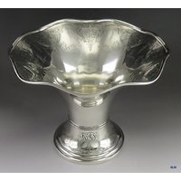 Kunstvolle Antike 1917 Gorham Sterling Silber Vase Mit Gravur von EssexRiverAntiques