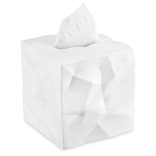 Essey Kosmetiktücher-Box Wipy Cube I, quadratischer Taschentuchspender, Design Taschentuchbox, 13x13x13 cm von Essey