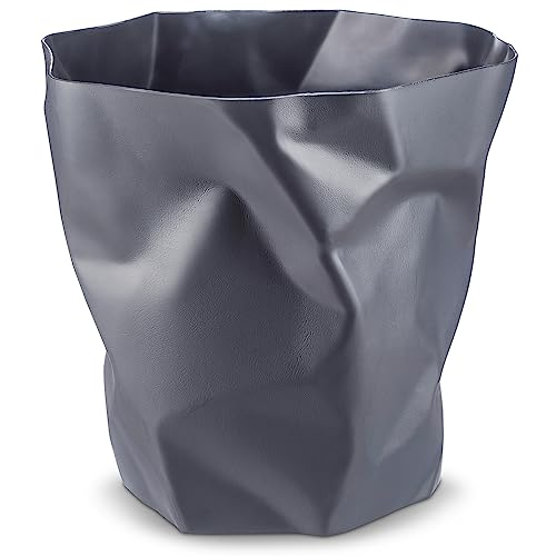 Essey Design Papierkorb Bin Bin, Design Mülleimer für Büro und Bad, grau von Essey