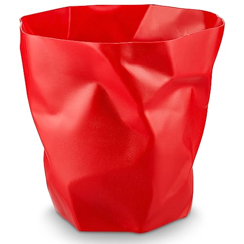 Essey Design Papierkorb Bin Bin, Design Mülleimer für Büro und Bad, 14 Liter, rot von Essey