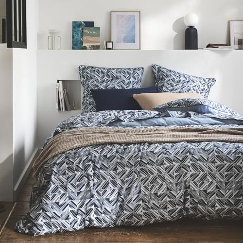 Essix Bedruckter Bettbezug aus Baumwollperkal, Reflexionen, 140 x 200 cm von Essix