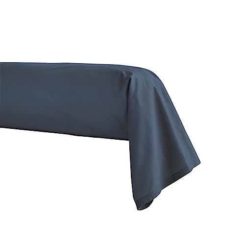 Essix First Nackenrollenbezug, Baumwollperkal, Nachtblau, 43 x 230 cm von ESSIX