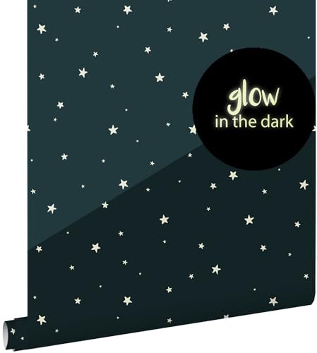 ESTAhome Glow-in-the-dark Tapete fluoreszierenden Sterne Dunkelblau - 139262-0,53 x 10,05 m ESTAhome Glow-in-the-dark Tapete fluoreszierenden Sterne Dunkelblau - 139262-0,53 x 10,05 m von Esta Home