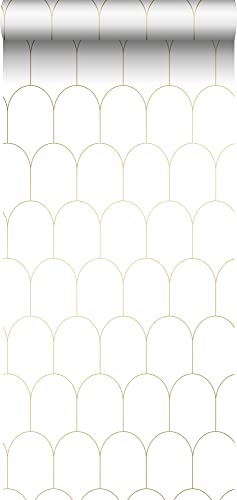 ESTAhome Tapete Art Decó Muster Weiß und Gold - 139139-0,53 x 10,05 m ESTAhome Tapete Art Decó Muster Weiß und Gold - 139139-0,53 x 10,05 m von Esta Home