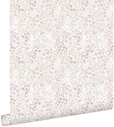 ESTAhome Tapete Blumen Violettrosa 53 cm x 10.05 m ESTAhome Tapete Blumen Violettrosa 53 cm x 10.05 m von ESTAhome. NL