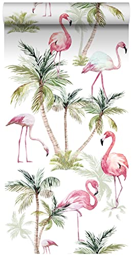 ESTAhome XXL-Vliestapete Flamingos Rosa - 158844-0,465 x 8,37 m ESTAhome XXL-Vliestapete Flamingos Rosa - 158844-0,465 x 8,37 m von Esta Home