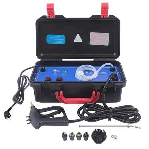 Hochtemperatur Dampfreiniger, 3000W Tragbar Hochdruck Dampfreiniger 220V KFZ Haushalt Küche Reinigungsmaschine Dampf-Temperatur 100-130℃ von Estabeter