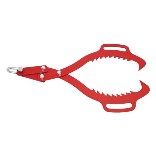 Timber Jaw Hook,0-25inch- Log Lifting Tongue Heavy Duty Grapple Timber Jaw, Timber Sliding Tongue Logging Grapple 0-25inch Inch Jaw Opening | Rot| von Estabeter