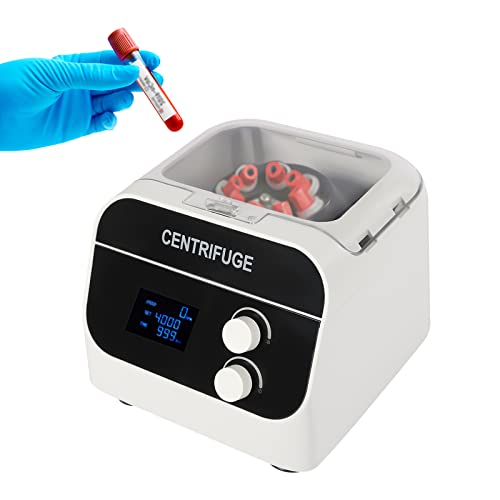 Zentrifuge Labor 8 x 20 ml, LCD-Tischzentrifuge 4000 U/min Tisch-Laborzentrifugen Digitale Anzeige Laborzentrifugen von Estabeter