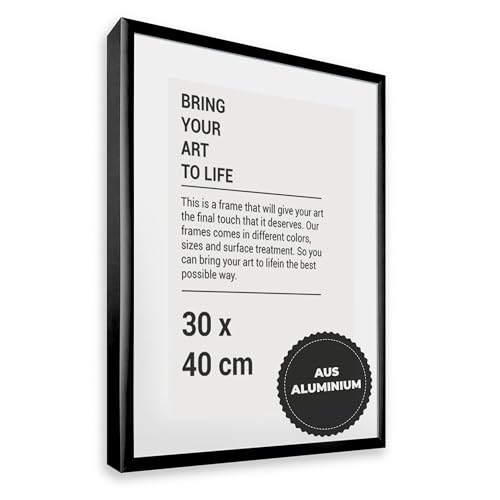 Estancia Aluminium Photo Frames (30x40 cm Black) von Estancia