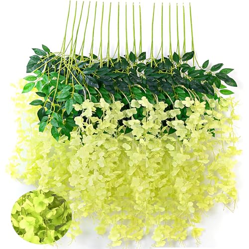 Estanofur State 12Pcs Blumengirlande Künstlich,Blumen Hängend Künstlich 110 cm Länge, Blumengirlande Hochzeit Geeignet für Haus, Garten, Party Usw Estanofur State 12Pcs Blumengirlande Künstlich,Blumen Hängend Künstlich 110 cm Länge, Blumengirlande Hochzeit Geeignet für Haus, Garten, Party Usw von Estanofur State