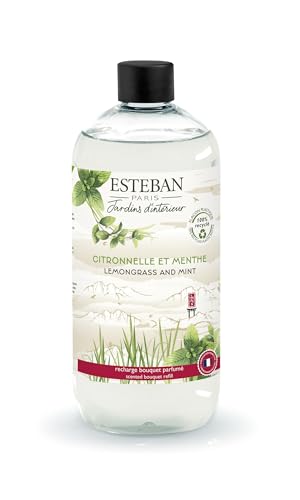 Esteban - Duft-Nachfüllpackung für Bouquet 500 ml - Zitronengras und Minze - 500 ml von Esteban