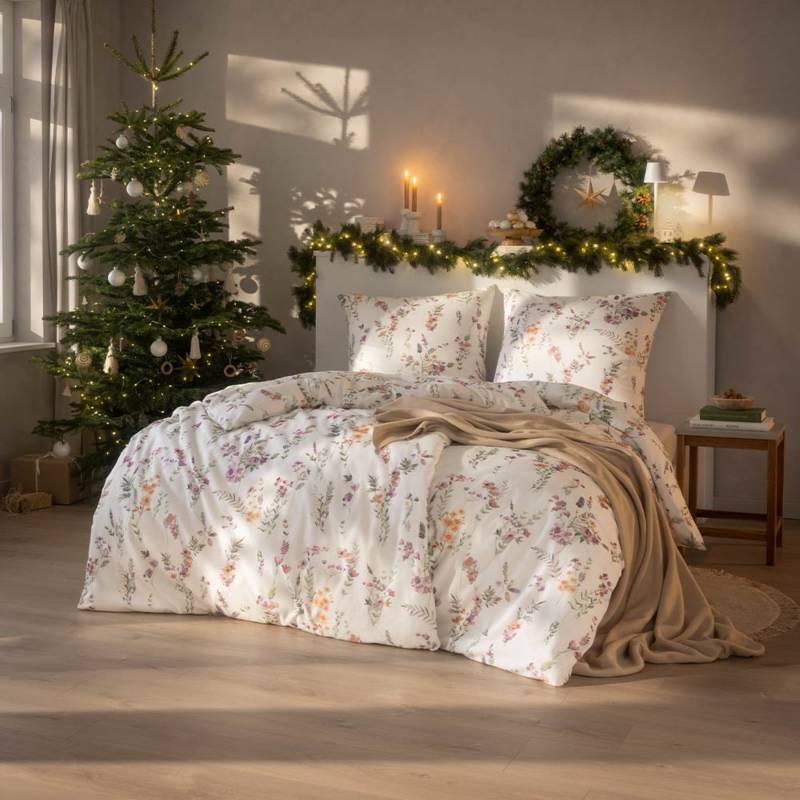 Estella Kuschel Flanell Bettwäsche 155x220 Millefleur Blümchen Romantik 4471-985 Estella Kuschel Flanell Bettwäsche 155x220 Millefleur Blümchen Romantik 4471-985 von Estella Ateliers
