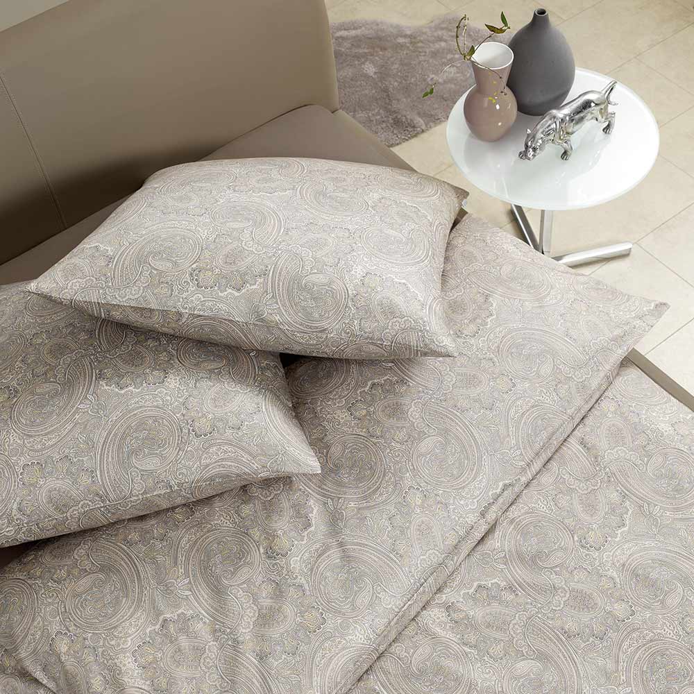 Estella Mako Jersey Bettwäsche 135x200 Ornamente Paisley mocca sand 6022-845 Estella Mako Jersey Bettwäsche 135x200 Ornamente Paisley mocca sand 6022-845 von Estella Ateliers