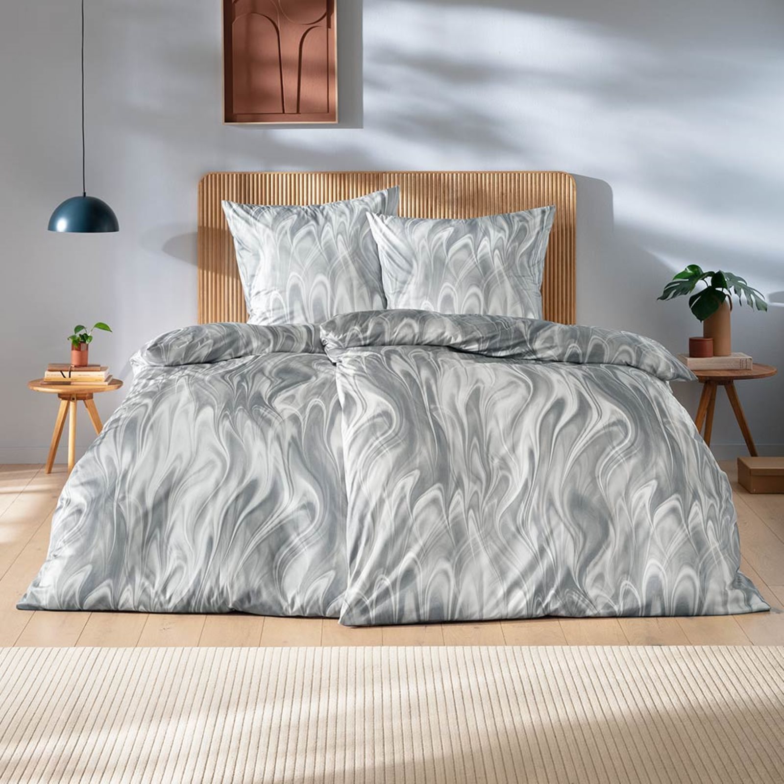 Estella Mako Jersey Bettwäsche 155x220 Klaas grau Marmor Flammen 6367-810 Estella Mako Jersey Bettwäsche 155x220 Klaas grau Marmor Flammen 6367-810 von Estella Ateliers