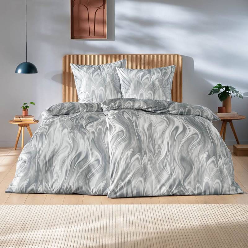 Estella Mako Jersey Bettwäsche 155x220 Klaas grau Marmor Flammen 6367-810 Estella Mako Jersey Bettwäsche 155x220 Klaas grau Marmor Flammen 6367-810 von Estella Ateliers