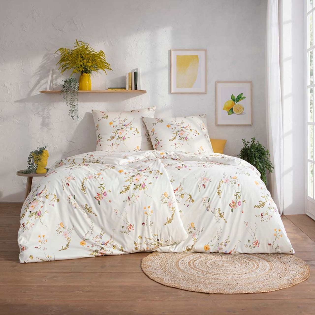 Estella Mako Jersey Bettwäsche 155x220 Leonie Streublümchen natur 6622-985 Estella Mako Jersey Bettwäsche 155x220 Leonie Streublümchen natur 6622-985 von Estella Ateliers