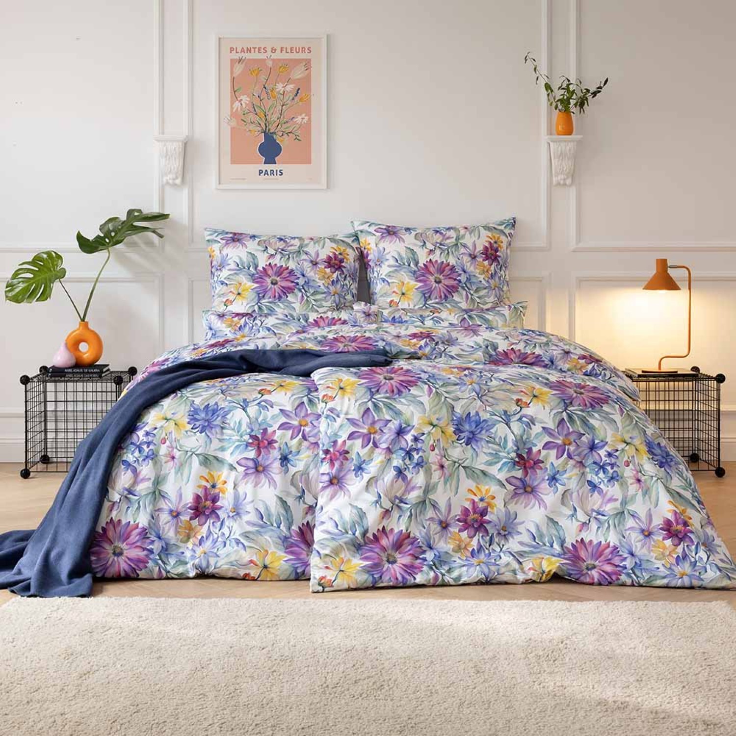 Estella Schweizer Premium Satin Bettwäsche 155x220 Valeska Blumenmeer 2178-985 Estella Schweizer Premium Satin Bettwäsche 155x220 Valeska Blumenmeer 2178-985 von Estella Ateliers