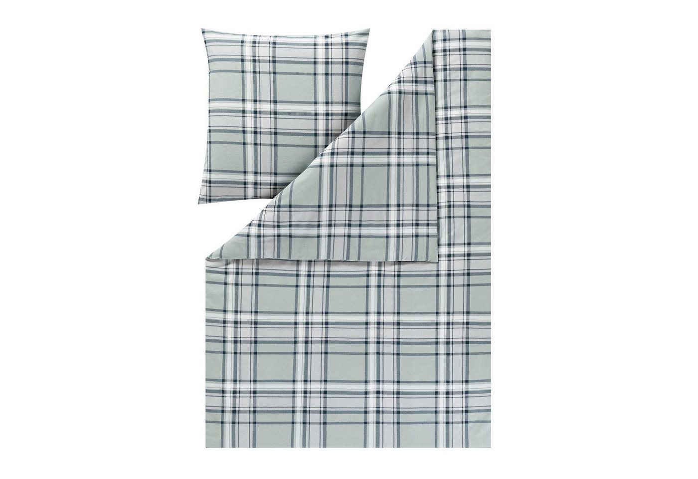 Estella Bettwäsche Estella Flanell Bettwäsche Hannes 4459-080 Kariert Jade Grün 135x200, Kuschelflanell, 2 teilig, Hergestellt in Deutschland Estella Bettwäsche Estella Flanell Bettwäsche Hannes 4459-080 Kariert Jade Grün 135x200, Kuschelflanell, 2 teilig, Hergestellt in Deutschland von Estella