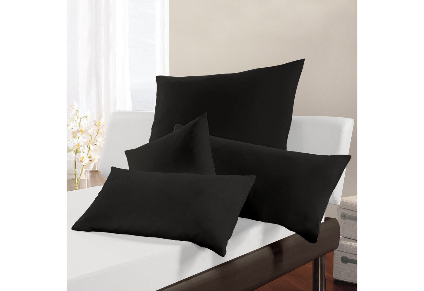 Estella Kissenbezüge Kissenbezug, Mako-Feinjersey Uni Estella Kissenbezüge Kissenbezug, Mako-Feinjersey Uni von Estella