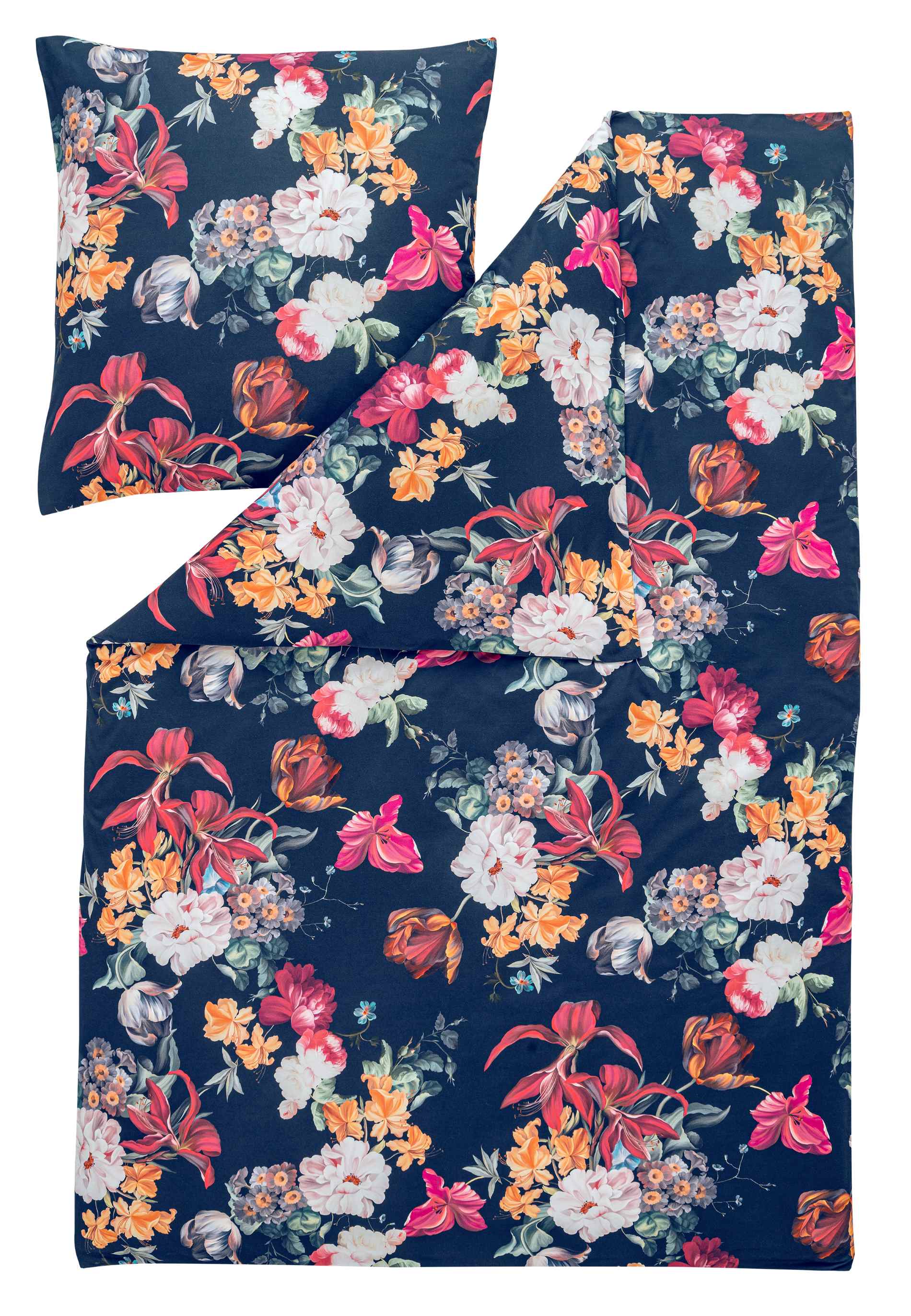 Estella Mako Jersey Bettwäsche DD 155x220 Oxana nachtblau Blütenmeer 6961-625 Estella Mako Jersey Bettwäsche DD 155x220 Oxana nachtblau Blütenmeer 6961-625 von Estella Ateliers