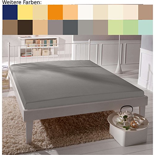 ESTELLA Spannbetttuch Zwirnjersey | Platin ESTELLA Spannbetttuch Zwirnjersey | Platin von ESTELLA