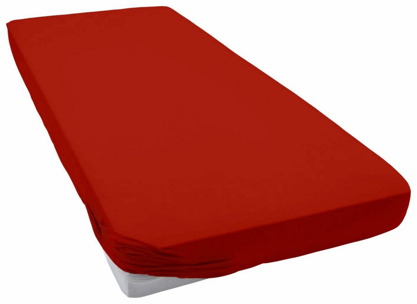 Estella Spannbettlaken Jersey Topper aus Baumwolle mit Elasthan, Jersey, Gummizug: rundum, (1 Stück), für Topper bis 10 cm Höhe von Estella