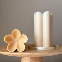 Blumen-Sojakerze Handgemachtes Wohndekor, Neues Zuhause Geschenk von EstelleStudioCA