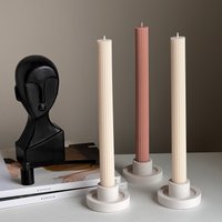Gerippte Spitzkerze | Sojawachs Kerze Deko-Kerze Handgefertigtes Geschenk Stumpenkerze Nicht Duftende Kerzen Tischkerze Geformte Säulen Gerippte Spitzkerze | Sojawachs Kerze Deko-Kerze Handgefertigtes Geschenk Stumpenkerze Nicht Duftende Kerzen Tischkerze Geformte Säulen von EstelleStudioCA