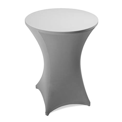 Stehtischhussen Ø 60,70,80 Stehtischhusse Stehtisch Husse Tischhusse uni von Estexo Home&Garden