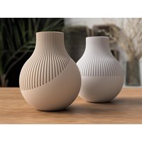 3D Druck Vase Neki | Nachhaltig Umweltfreundlich Handgemacht Geschenk Blumenvase Elegant Dekoration Made in Germany von EstheticCraftDream