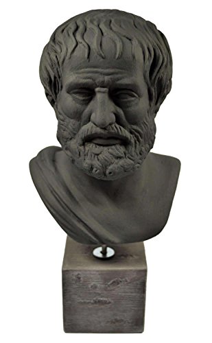 Aristoteles-Skulptur, Antike, griechischer Philosoph, Statue, Büste von Estia Creations