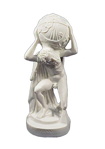 Atlas-Skulptur, antike, griechische Titan-Statue von Estia Creations