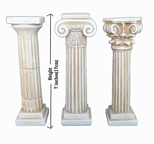 Altgriechisch Doric Korinthian Ionen Orden kleine Säulen Set Artefakt Klassisch Architektur von Estia Creations