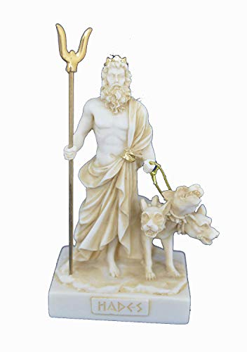 Estia Creations Skulptur Hades Cerberus, antiker griechischer Gott der Unterwelt, gealtertes Artefakt von Estia Creations