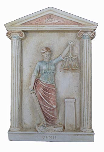 Estia Creations Themis Göttin der Gerechtigkeit Skulptur Statue Artefakt Göttliches Recht und Ordnung von Estia Creations