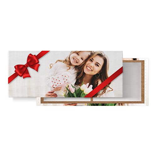 Estika® Ihr Foto auf Leinwand - 100x40 cm - Fotogeschenke mit eigenem foto, Leinwand bilder, Personalisierte leinwand, Bild auf leinwand, Foto leinwandbild eigenes foto, Bilder leinwand von Estika