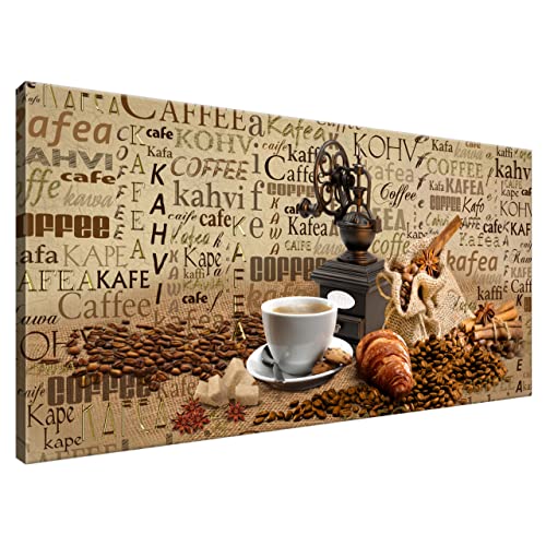 Estika Leinwand bilder - Die Kunst des Kaffeekochens - 115x55 cm, 1 teilige kunstdruck - Wandbilder wohnzimmer, schlafzimmer, Moderne wanddeko, Bild auf leinwand - Küche bilder - 4713A_1AE Estika Leinwand bilder - Die Kunst des Kaffeekochens - 115x55 cm, 1 teilige kunstdruck - Wandbilder wohnzimmer, schlafzimmer, Moderne wanddeko, Bild auf leinwand - Küche bilder - 4713A_1AE von Estika