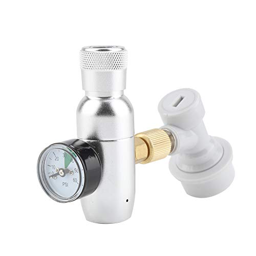 Homebrew CO2 16g Regulator Ladegerät Kit mit Messgerät, reguliert, CO2-Ventil, CO2-Druckventil, für Getränke, Druckminderer, Luftventil (0 – 150 PSI) von Estink