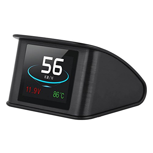 Digitaler Tachometer, Universal, hohe Kopfanzeige, HUD OBD2, Geschwindigkeitswarnung und Anzeige des Kraftstoffverbrauchs von Estink