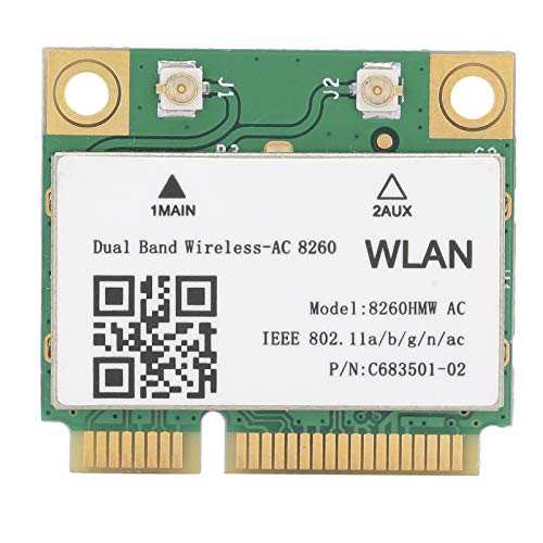 Drahtlose Netzwerkkarte, Gigabit Dual-Band 2.4G / 5G-Drahtlose Netzwerkkarte, PCIE-WLAN-Adapter, 867 Mbit/s 8260Hmw, Unterstützung von Microsoft Windows 7/8/10 von Estink