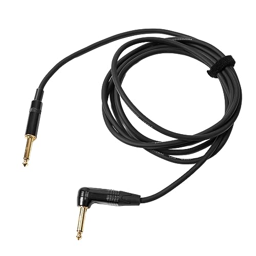 Estink 3 -Meter -Geräuschreduktion Audio Stummschaltkabel ABS Material Stummes Kabel für Gitarrenverbindung (Gerade Ellbogenstopfen) von Estink