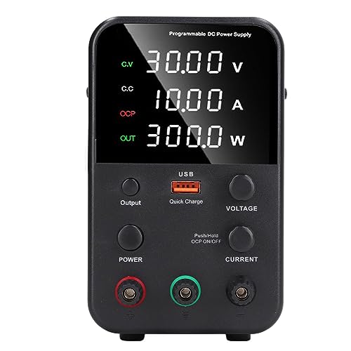 Estink 300W Variabler Netzteil mit Encoderanpassung und Intelligenter Temperaturkontrolllüfter für -Projekte, DC -Bank Stromversorgung für Hobbyisten (EU-Stecker AC230V) von Estink