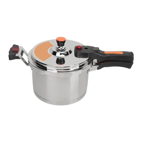 Estink 80 -kPa -Druck Canner Fast Cooking Edelstahl Schnellkochtopf für Gas Elektroherd, Küchenkochgeschirr für Effizientes und Sicheres Kochen (6L) von Estink