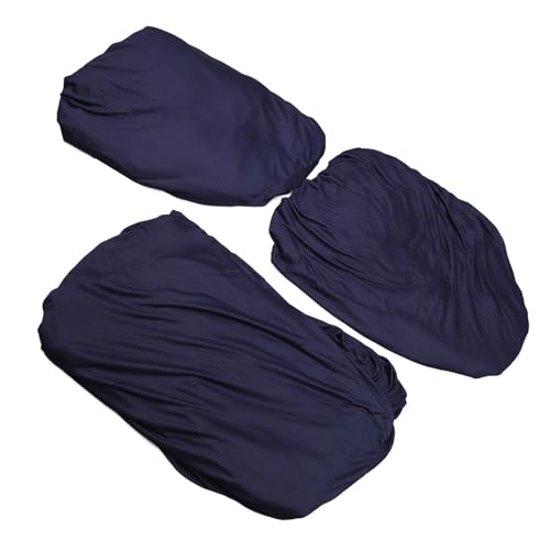 Estink Abriebfeste Sofa Abdeckung Einfach Farbe Elastizität Couch Protektor Nicht -Schlupf -einfaches Design 3 Teile für Verschiedene Sofa Größen Wohnkultur (Blue) von Estink