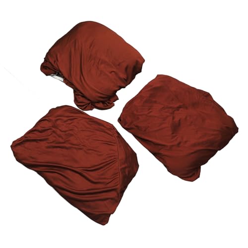Estink Abriebfeste Sofa Abdeckung Einfach Farbe Elastizität Couch Protektor Nicht -Schlupf -einfaches Design 3 Teile für Verschiedene Sofa Größen Wohnkultur (Kaffee) von Estink